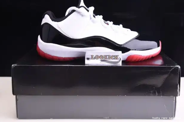 Rep Husky Jordan 11 Low Retro AV2187-160 Air Bred Concord 0323